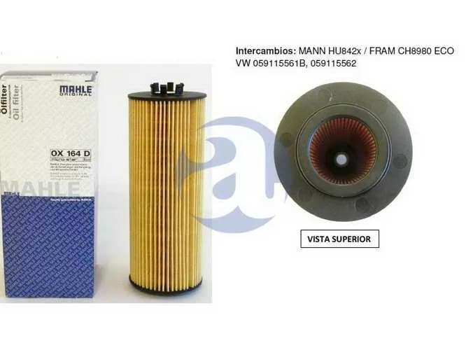 FILTRO ACEITE AUDI A6 2.5 OX164D