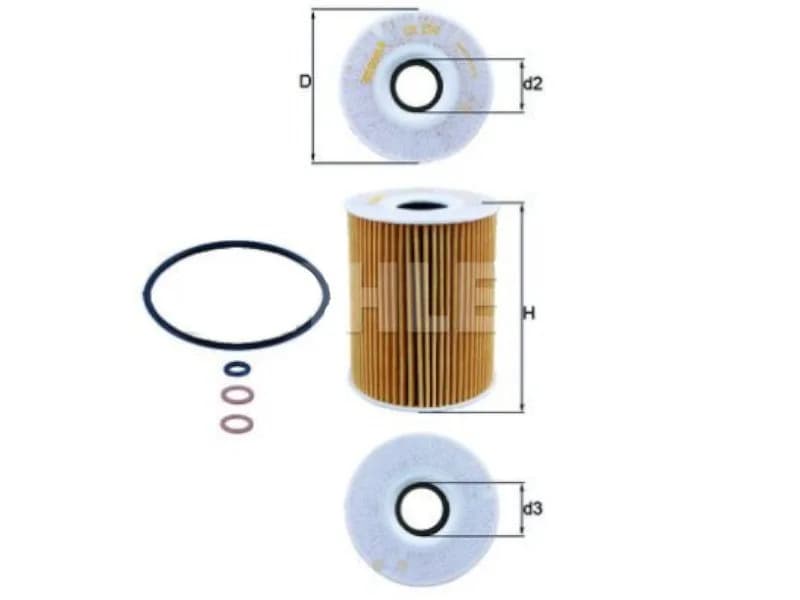 FILTRO ACEITE BMW M5-M6 5.0L OX254D2