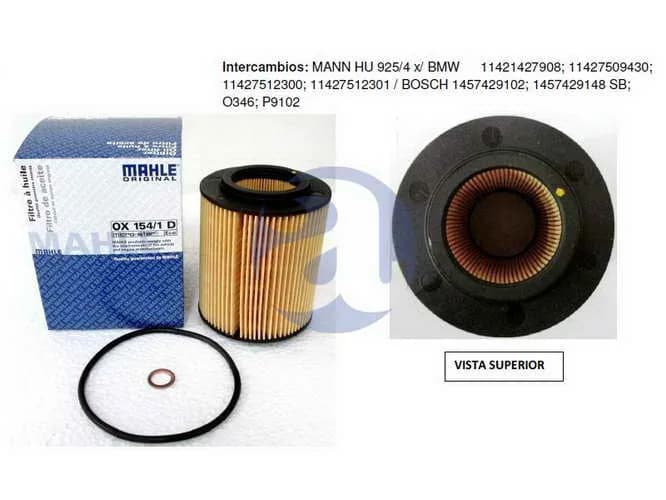 FILTRO ACEITE BMW SERIE 3-X3 OX154/1D
