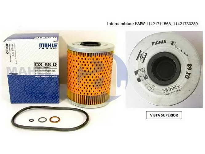 FILTRO ACEITE BMW SERIE 3 OX68D