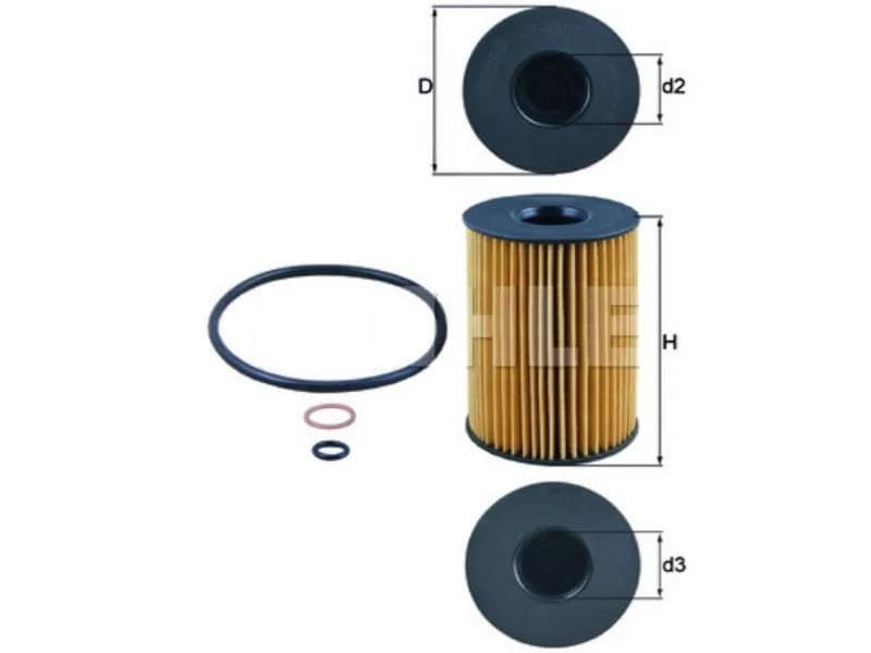 FILTRO ACEITE BMW OX353/7D