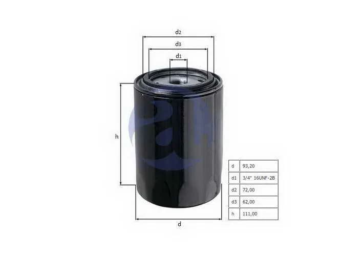 FILTRO ACEITE CHEVR.S10-SPRINTER-ES OC261