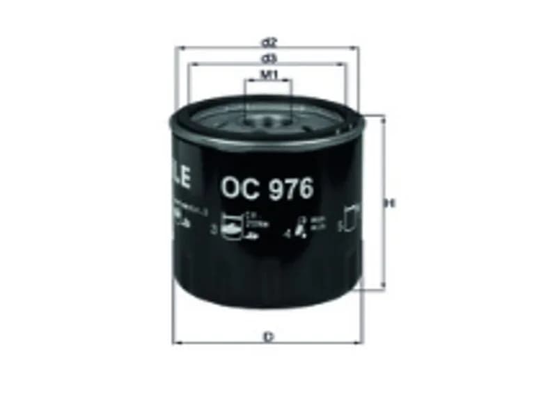 FILTRO ACEITE CITR.CACTUS 1.2 16V OC976