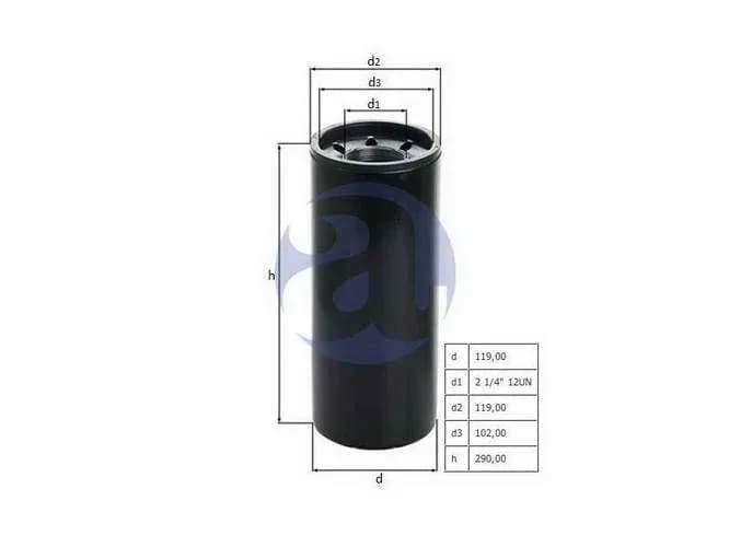 FILTRO ACEITE CUMMINS C-VW OC304