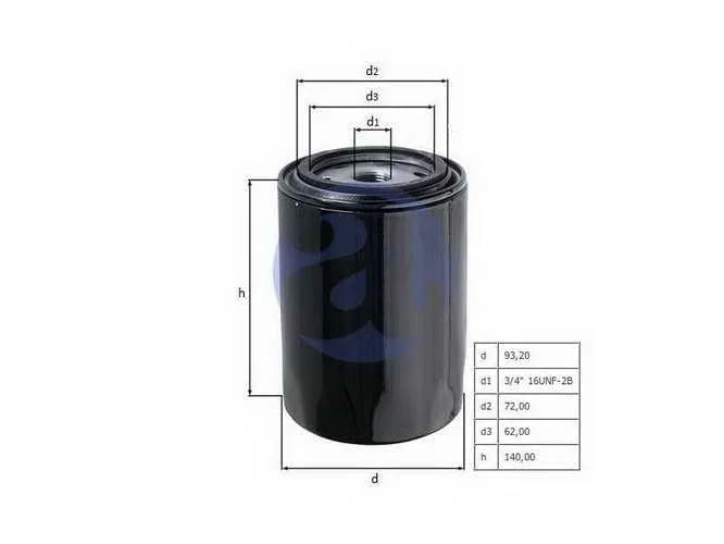 FILTRO ACEITE GM S10,D20,BLAZER OC324