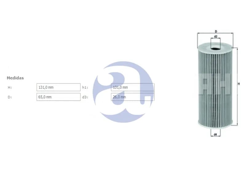 FILTRO ACEITE KIA SPORTAGE OX377D