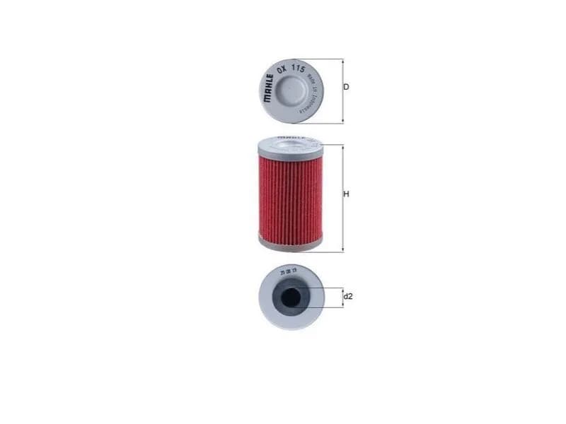 FILTRO ACEITE KTM 200/390/400/525 OX115