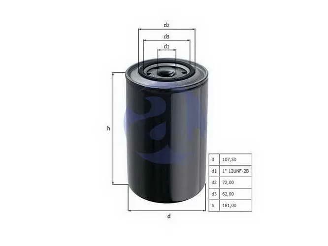 FILTRO ACEITE MB1620 OM366LA US OC303