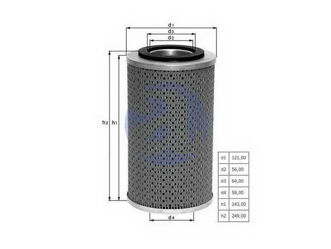 FILTRO ACEITE MB1634-OM447 OX69D
