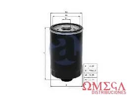 FILTRO ACEITE REN.MEGANE II OC704/1