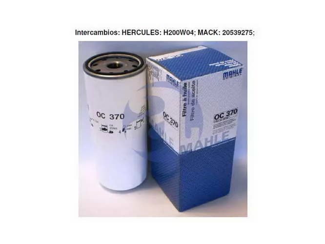 FILTRO ACEITE REN.TRUCK OC370