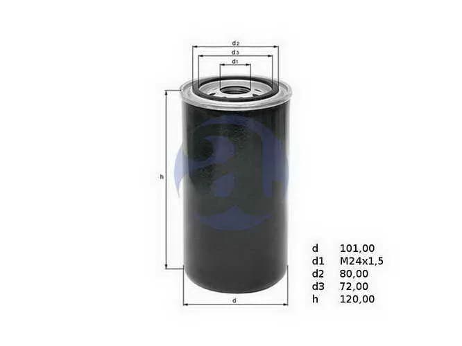 FILTRO ACEITE TOYOTA HILUX 5L OC275