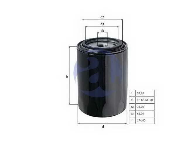 FILTRO ACEITE VALMET OC30