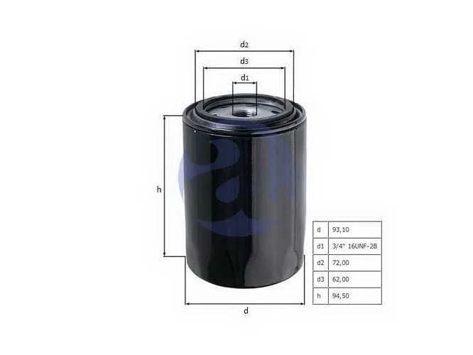 FILTRO ACEITE VW 1500/SCANIA OC18