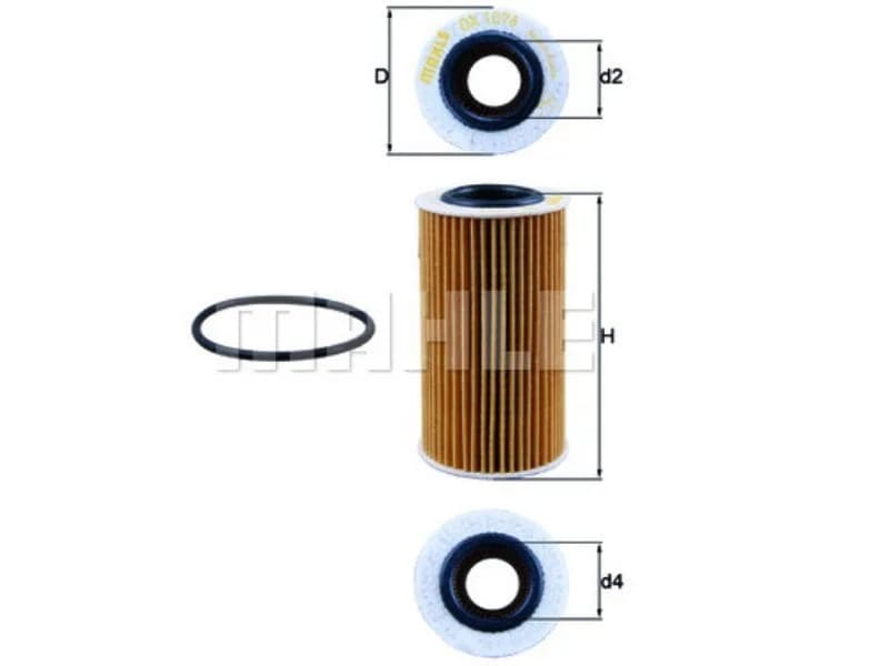 FILTRO ACEITE VW AMAROK 3.0 TDI OX1076D