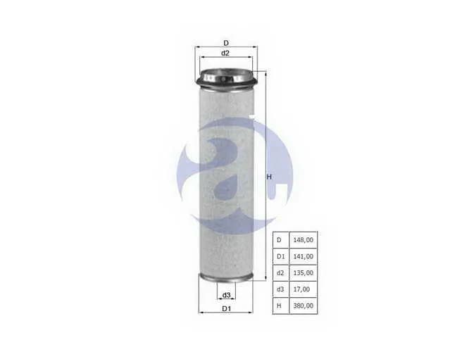 FILTRO AIRE CUMMINS 6CT/CTA-2º LXS227