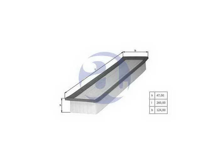 FILTRO AIRE FIAT TIPO 1.6 LX589