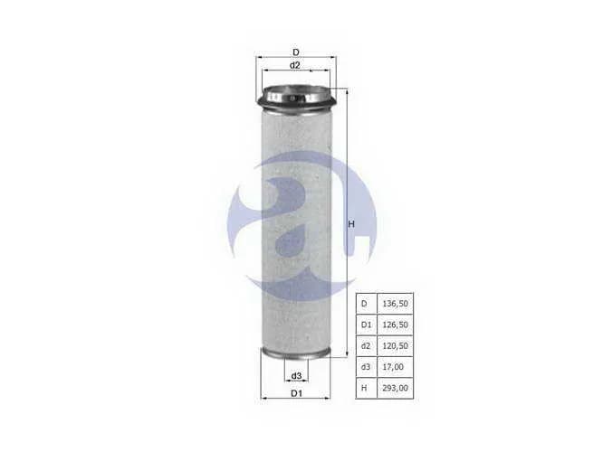 FILTRO AIRE FORD/CUMMINS LXS229