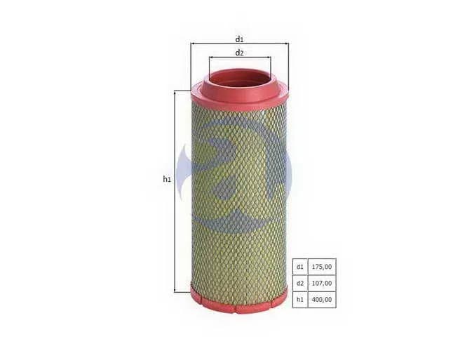 FILTRO AIRE IVECO DAILY 2.8 LX2532