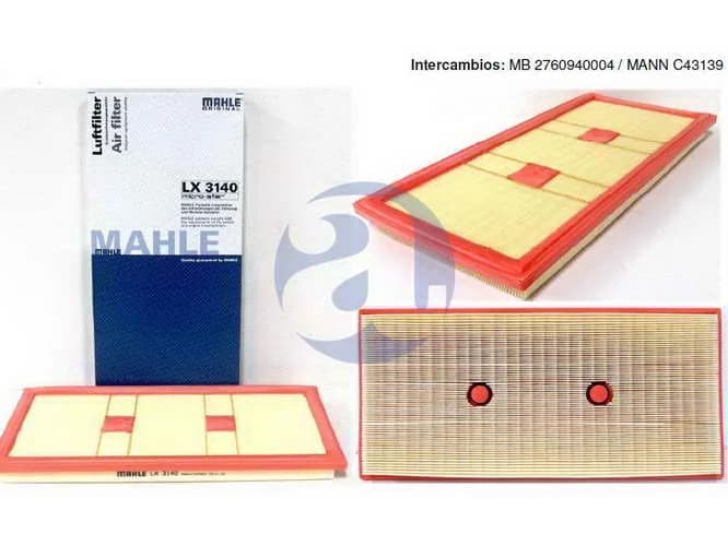 FILTRO AIRE M.BENZ C/E LX3140