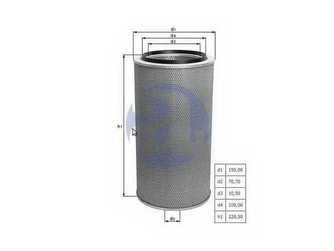 FILTRO AIRE MB100 2.4D LX496