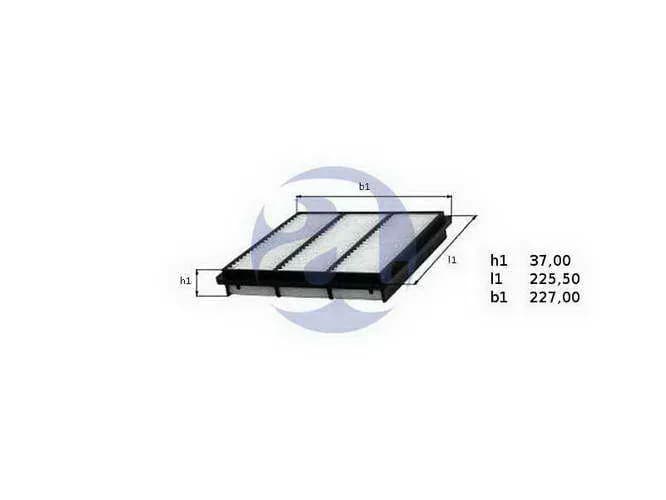 FILTRO AIRE MITSUBISHI LX989