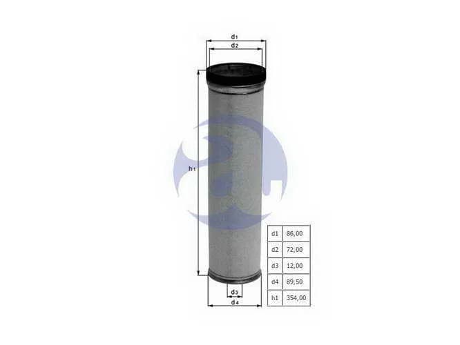 FILTRO AIRE NEW HOLLAND(SECUNDARIO) LXS225