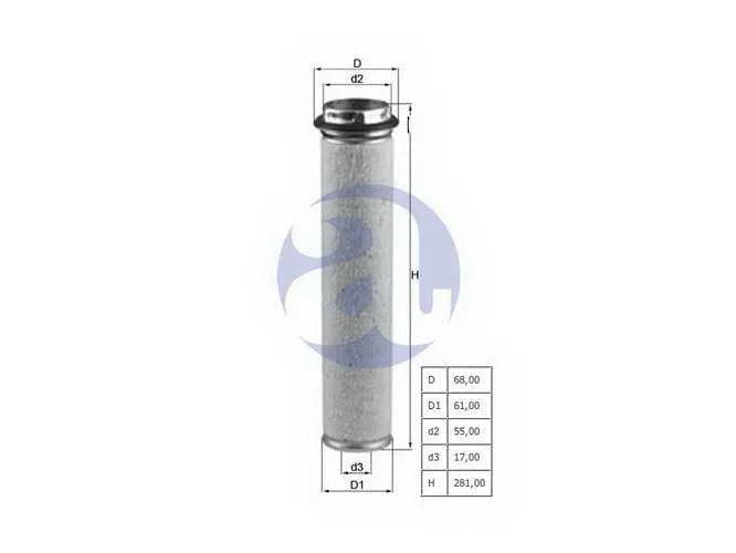 FILTRO AIRE PERKINS 4.203 -2º LXS40/1