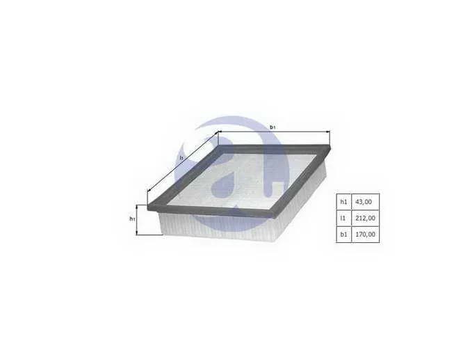 FILTRO AIRE PEUG.206 1.4-1.6 LX643