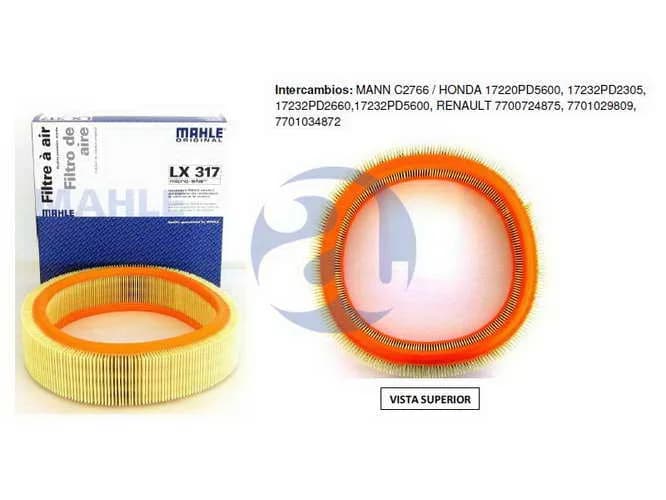 FILTRO AIRE REN.MEGANE 1.6I LX317
