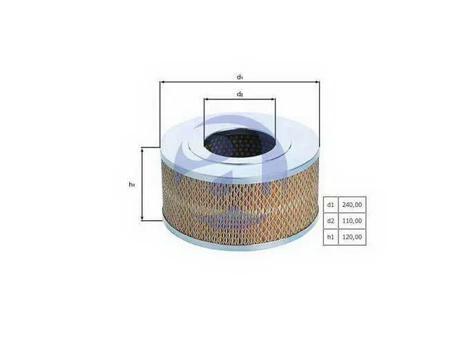 FILTRO AIRE TOYOTA HILUX 5L-1KZT LX2530
