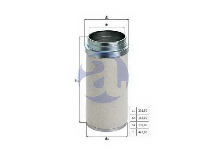FILTRO AIRE VOLVO (E.S.LX1281) LXS282