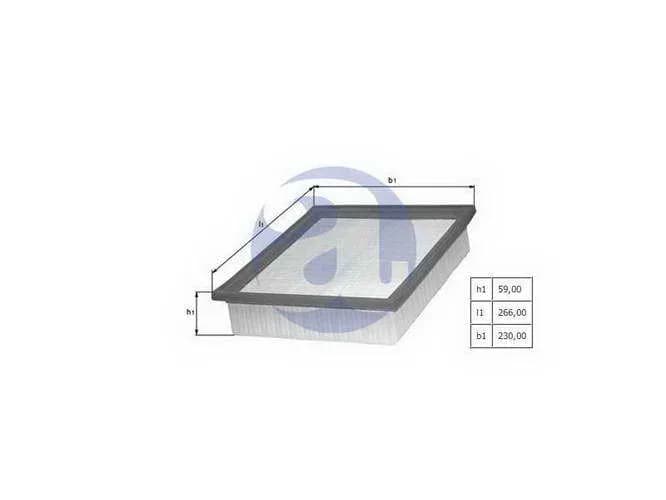 FILTRO AIRE VW GOLF N/D LX405