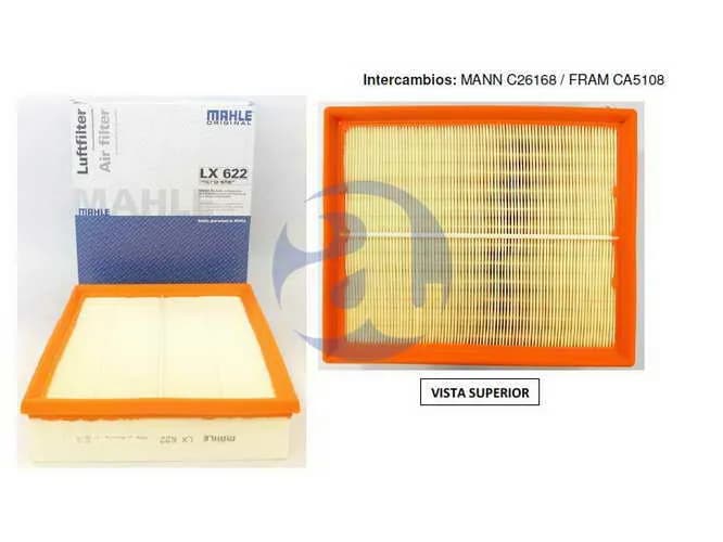 FILTRO AIRE VW PASSAT/A4/A6 LX622