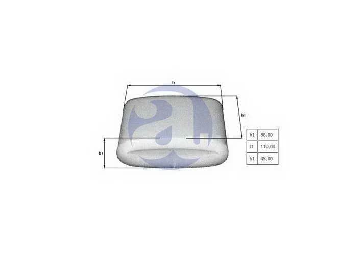 FILTRO AIRE YAMAHA 125 YBR LX3110