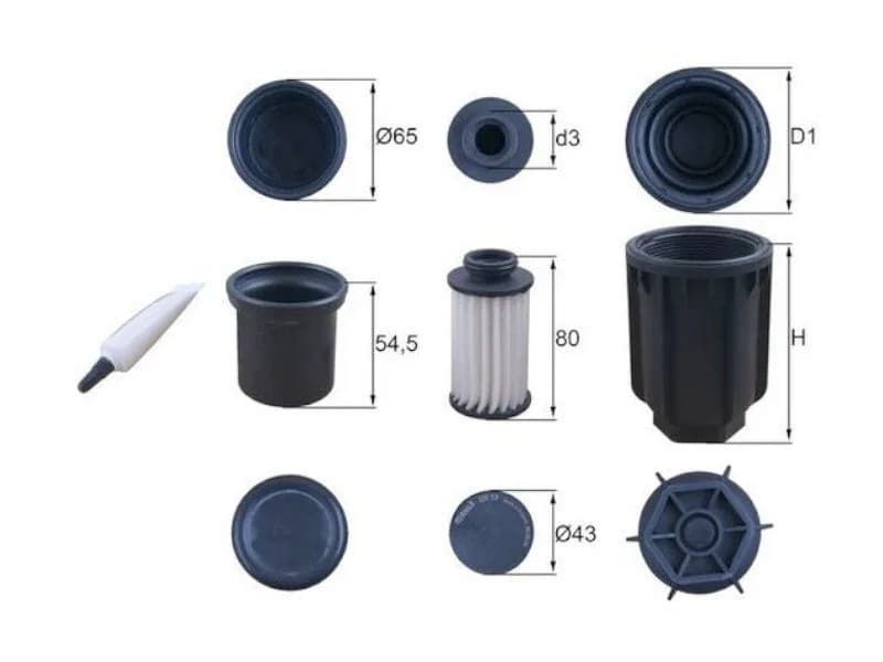 FILTRO DE UREA M.BENZ ACCELO/ATEGO UX13 KIT