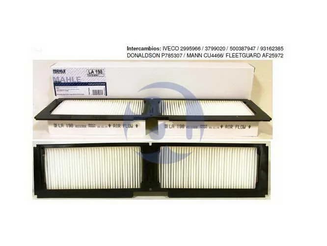 FILTRO HABIT.IVECO VARIOS LA198