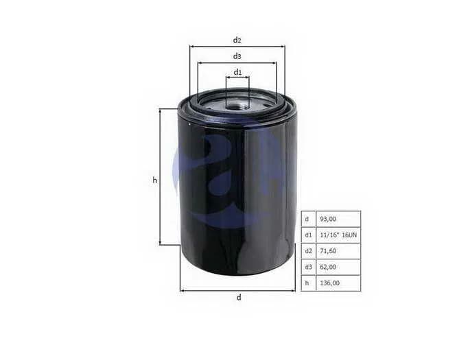FILTRO REFRIG.CUMMINS 6BT/6CTA WFC1