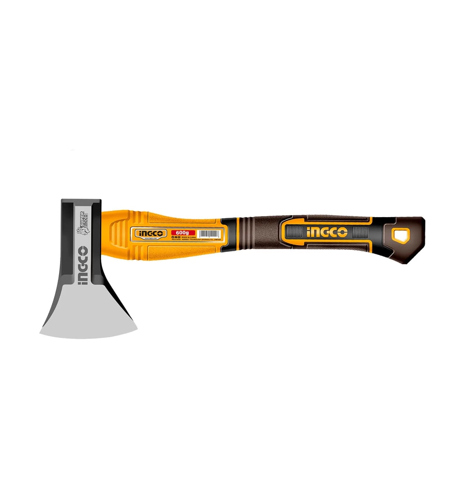 HAX081600- HACHA DE MANO 600GR CABO FIBRA 39CM 700734