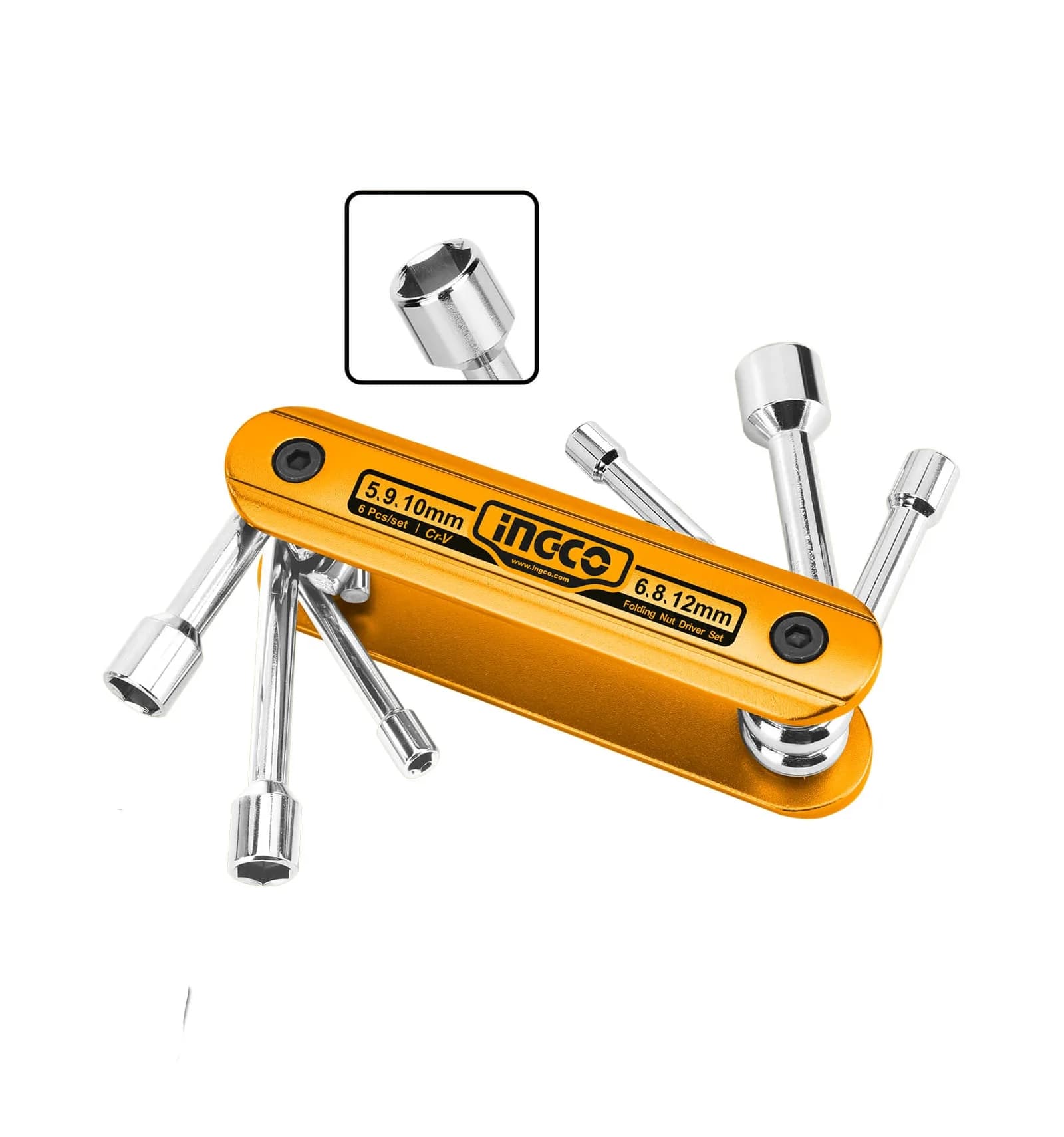 HFND0601- SET X6 LLAVES TUBO PLEGABLE 5-12MM 700869