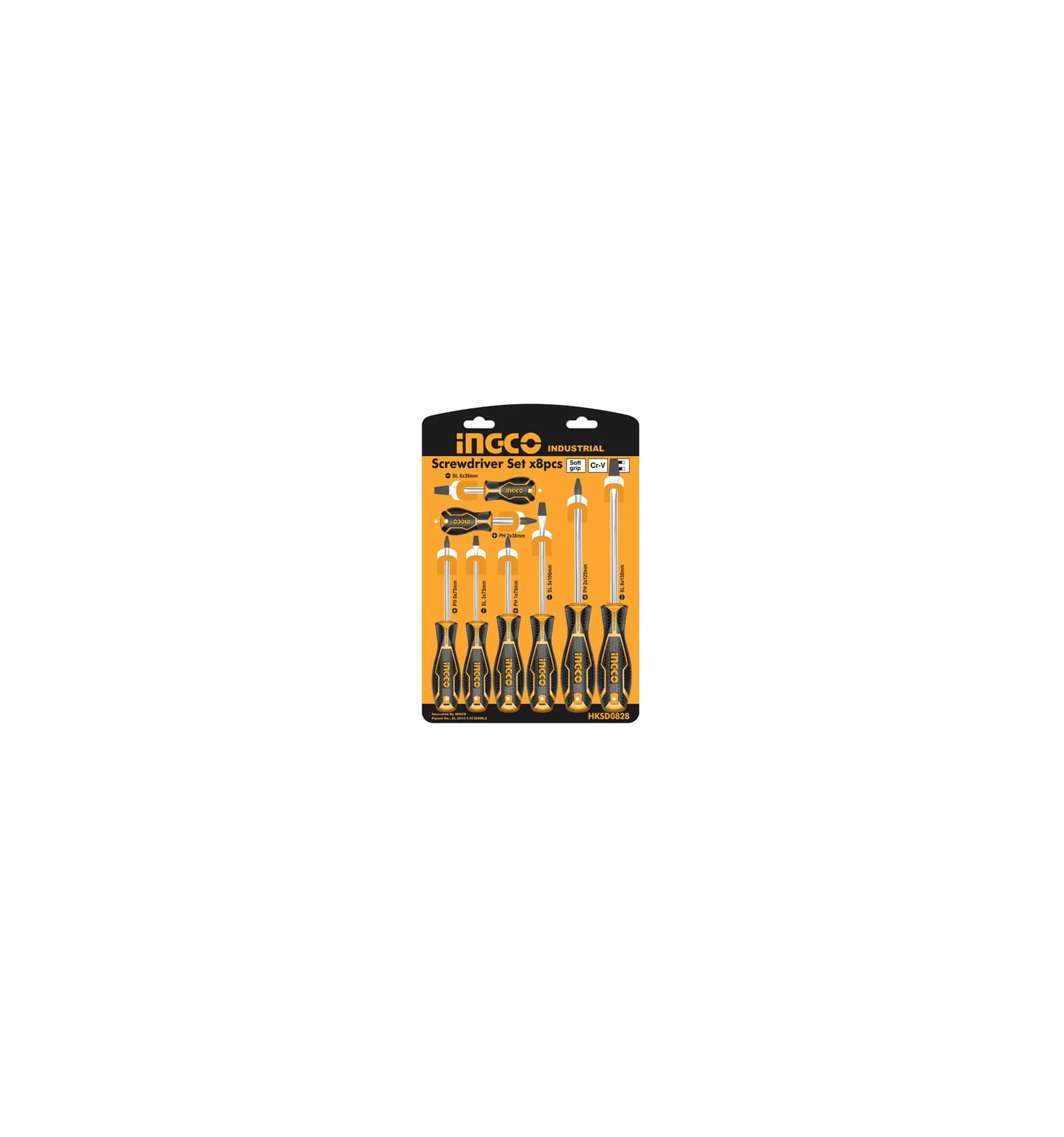 HKSD0828- SET X8 DESTORNILLADORES INDUSTRIAL 70136