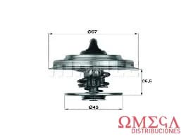 TERMOSTATO M.BENZ - VARIOS TX1871D