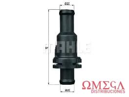 TERMOSTATO VW VENTO 2.0 TFSI-2.5FSI TH575