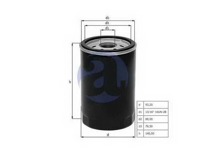 FILTRO ACEITE DODGE RAM-CUMMIN OC114