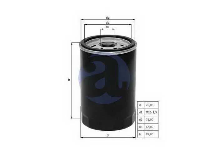 FILTRO ACEITE PEUG.N/HDI VS. OC100