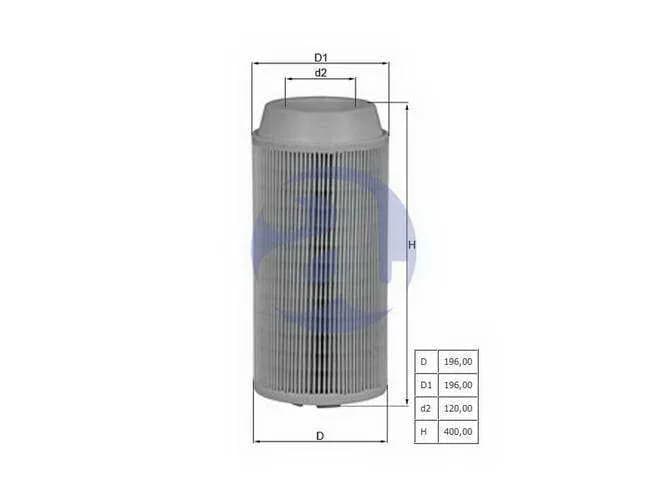FILTRO AIRE DEUTZ MWM LX1314