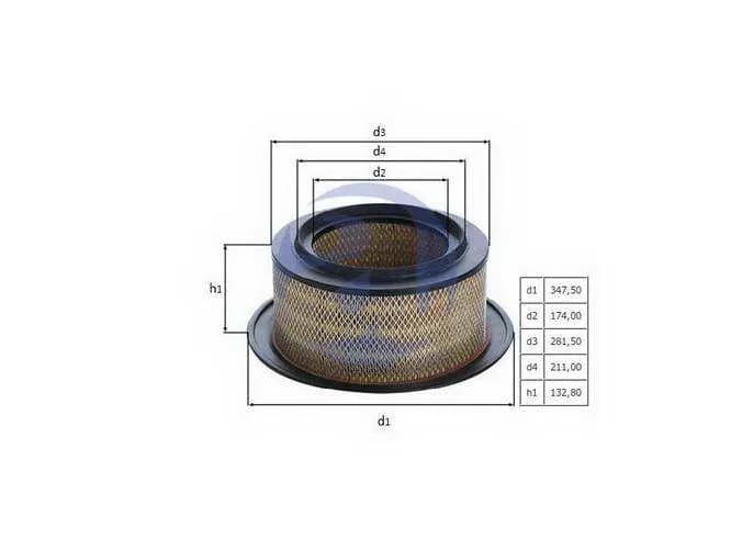 FILTRO AIRE FORD LX973