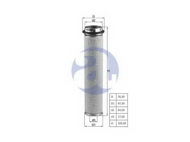 FILTRO AIRE M.BENZ OM364 -2º LXS5/1