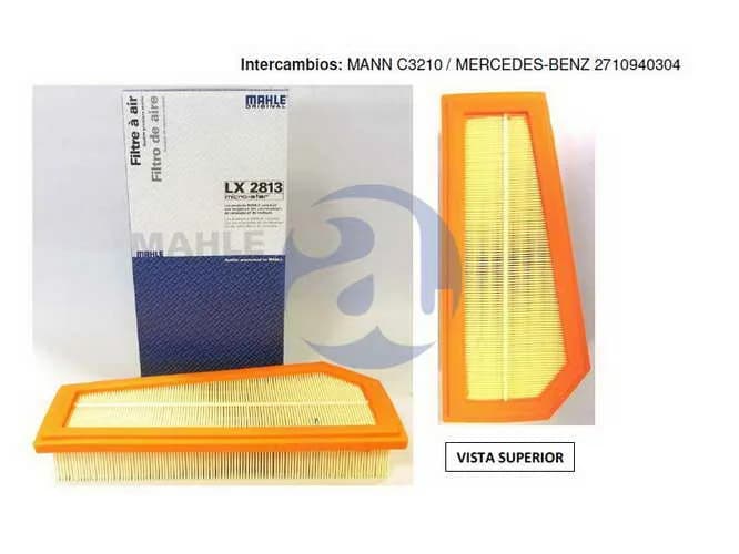 FILTRO AIRE M.BENZ SERIE C,E LX2813
