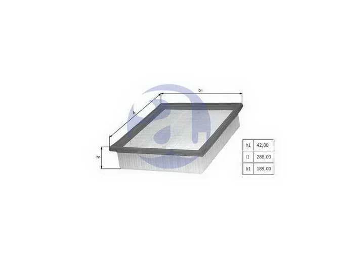 FILTRO AIRE VW FOX/SURAN 1.6 LX977